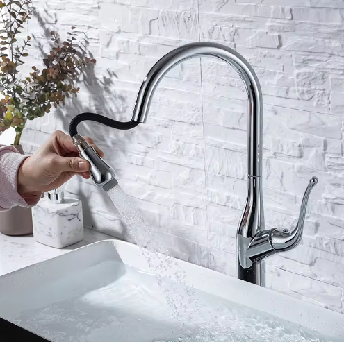 Zeyno Pull-Down Kitchen Faucet