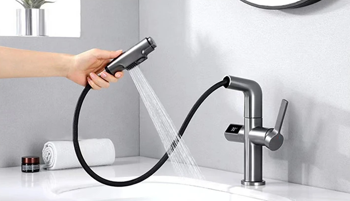 Venice LED Digital Display Basin Faucet