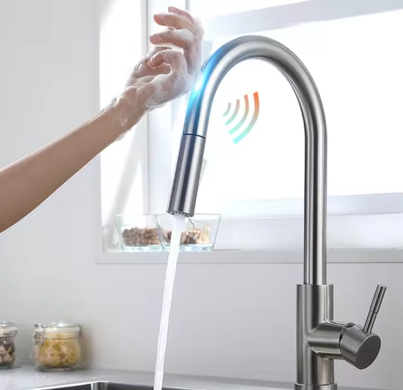 Zenith Touchless High Arch Faucet