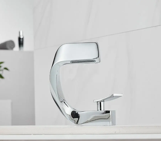 Glacia Geometric Basin Faucet