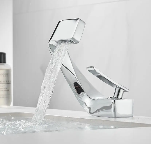 Glacia Geometric Basin Faucet