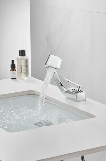 Glacia Geometric Basin Faucet