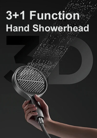 Smart Thermostatic LED Rainfall Shower System