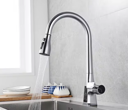 NovaLux Digital LED Luxury Kitchen Faucet