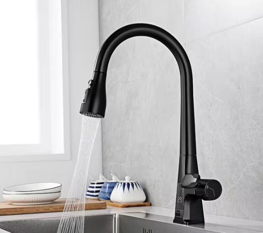 NovaLux Digital LED Luxury Kitchen Faucet