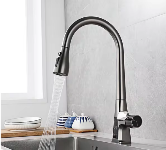 NovaLux Digital LED Luxury Kitchen Faucet